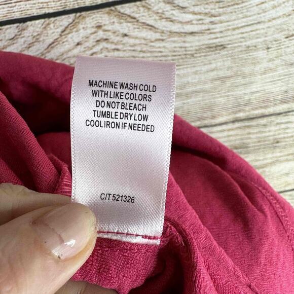 Taylor Raspberry Sleeveless V-Neck Layered Fit & Flare‎ Dress Size 4 - Picture 9 of 9